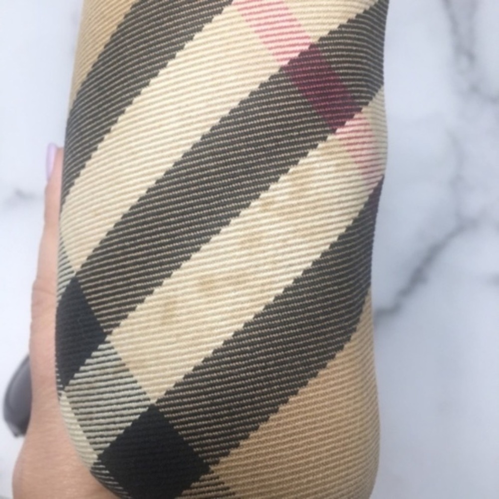 Burberry Purple Frame Plaid Sunglasses